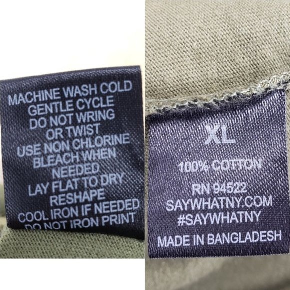 Say What? Distressed Girl Power Crop Tee Shirt NWT - Picture 7 of 7